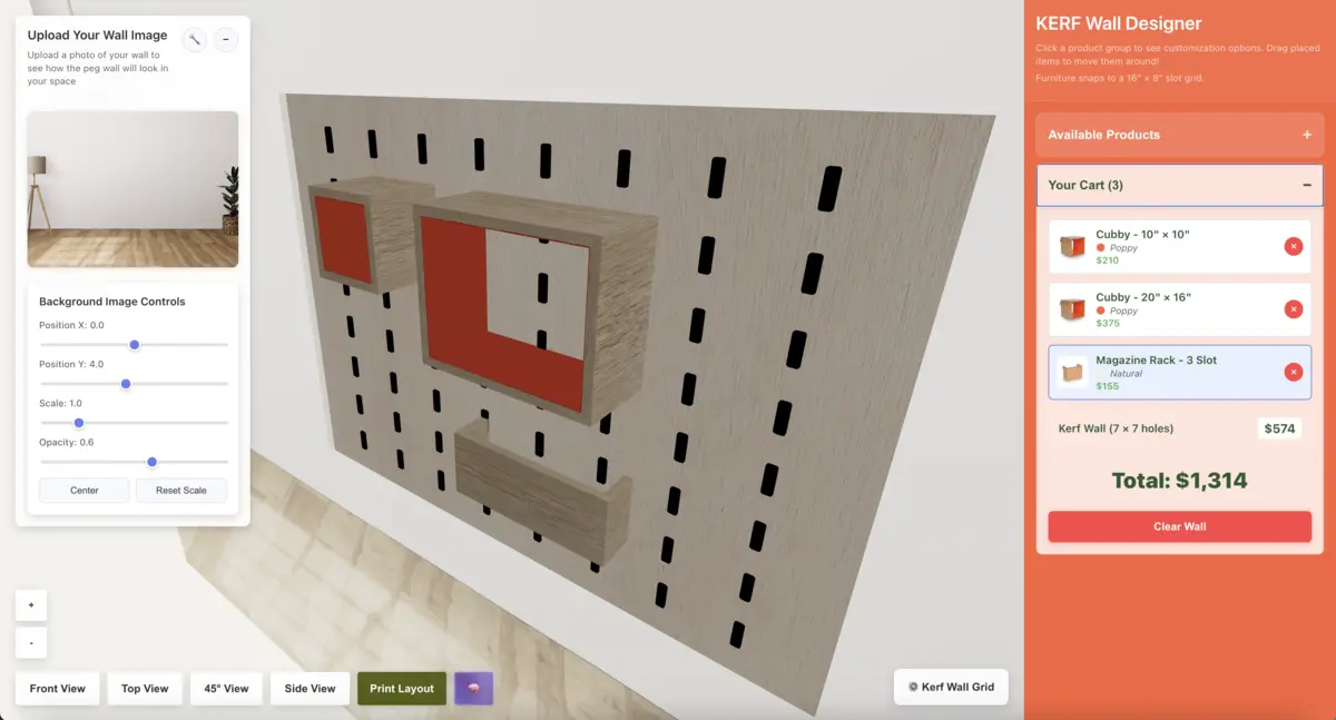 3D Furniture Visualizer screenshot